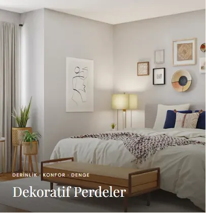 Dekoratif perdeler koleksiyon görseli