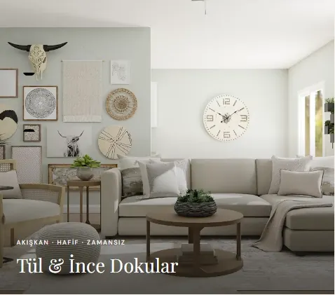 Tül ve ince dokular koleksiyon görseli